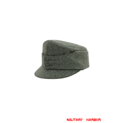 WWII German Gebirgsjager Bergmütze Field Grey Wool field cap