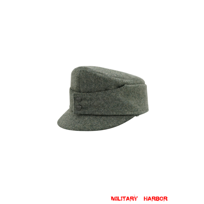 WWII German Gebirgsjager Bergmütze Field Grey Wool field cap