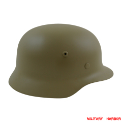 WWII German M35 Helmet Stahlhelm sand yellow
