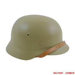 WWII German M40 Helmet Stahlhelm sand yellow