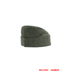 WWII German M42 Heer/SS Field Grey Wool overseas cap