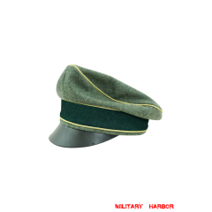 WWII German Heer General Wool Crusher visor cap