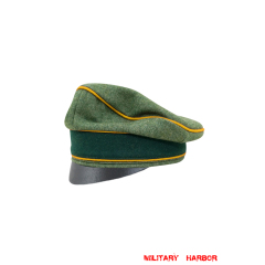 WWII German Heer Wool Cavalry / Recon Crusher Cap Small Visor