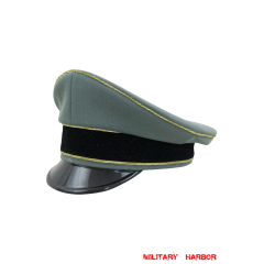 WWII German Waffen SS Reichsführer Gabardine Visor Cap