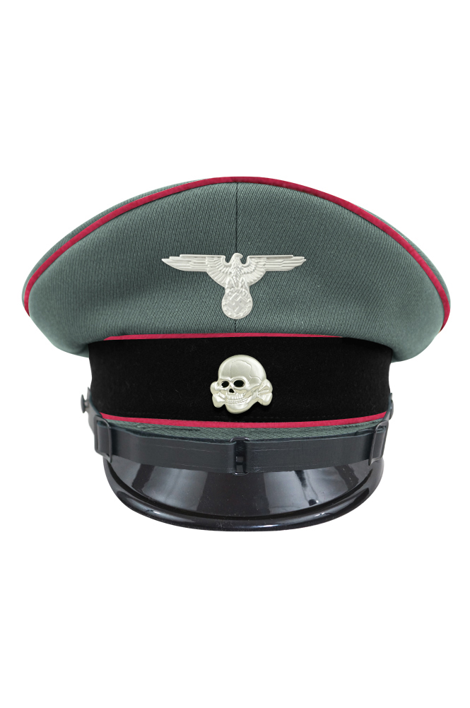 WW2 german cap,wehrmacht cap,SS visor cap,german visor cap,Panzer Visor cap,WWII german hat,field hat,WW2 hat,WW2 german,WWII german,german WW2 militaria,waffen ss hat,wehrmacht hat,crusher cap WW2,SS crusher cap