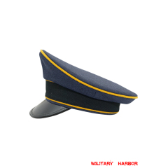 WWII German Luftwaffe Flight blue Gabardine Visor cap