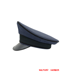 WWII German Luftwaffe Air Ministry blue Gabardine Visor cap