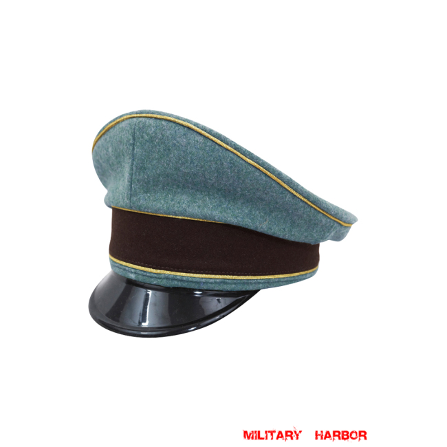 WWII German Police General Wool Visor Cap