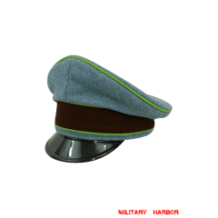 WWII German Schutzpolizei Protection Police Wool Visor Cap