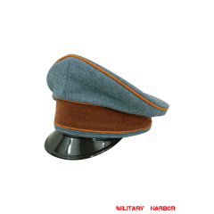 WWII German Gendarmerie Wool Visor Cap