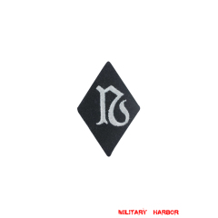 WWII German SS Pharmacist sleeve diamond insignia