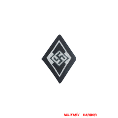 WWII German SS Former Member of the Hitler Jugend Sleeve diamond insignia