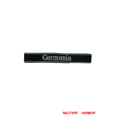 WWII German SS-VT Pz.Gren.Rgt. 9 Germania in latin script EM/NCO cuff title