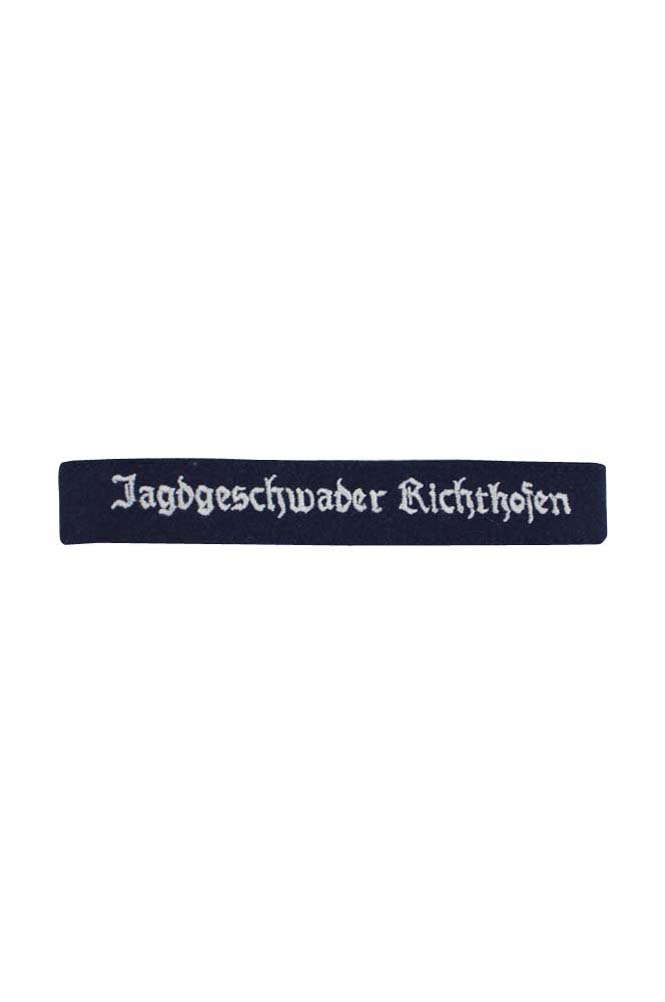 WWII Luftwaffe Jagdgeschwader Udet EM cuff title 