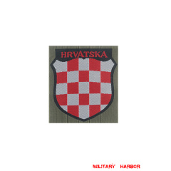 WWII German Croatian Volunteer's armshield I BeVo