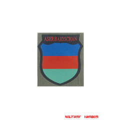 WWII German Aserbeidshanian Volunteer's armshield BeVo