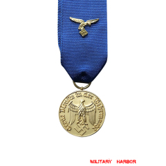 WWII German Luftwaffe 12 Years Service Medal