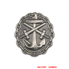 Imperial German Naval Wound Badge in Silver