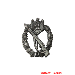 Infantry Assault Badge in Silver (Antique Finish)