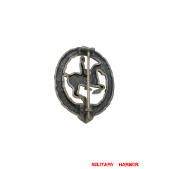German Horseman's Badge in Bronze