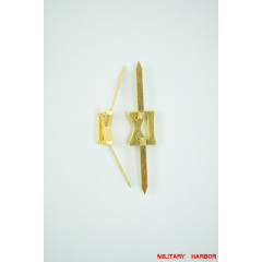 WWII German Shoulder Boards Cyphers Gold IX Kassel 13mm 2pcs