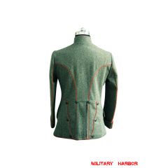 WWI German Empire Uhlan red pipped wool tunic ULANKA