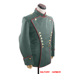 WWI German Empire Uhlan red pipped officer gabardine tunic ULANKA