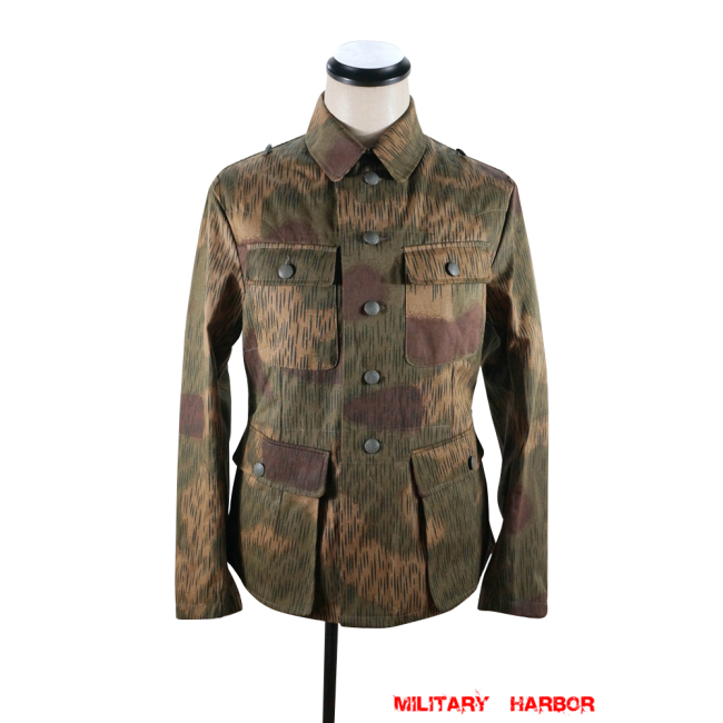German Camo tunic,German uniforms,SS uniforms,Wehrmacht uniforms,Tan and water,german camouflage jacket,WW2 uniforms