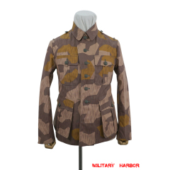 German Camo tunic,German uniforms,SS uniforms,Wehrmacht uniforms,German camouflage jacket,WW2 uniforms,Splinter 41 Brown Variation,WW2 camo,WWII camo,WW2 German camouflage,WWII German camouflage,German Camo Uniform,M41 tunic