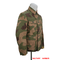 German Camo tunic,German uniforms,SS uniforms,Wehrmacht uniforms,German camouflage jacket,WW2 uniforms,Splinter 42 Revered Color,WW2 camo,WWII camo,WW2 German camouflage,WWII German camouflage,German Camo Uniform,M41 tunic