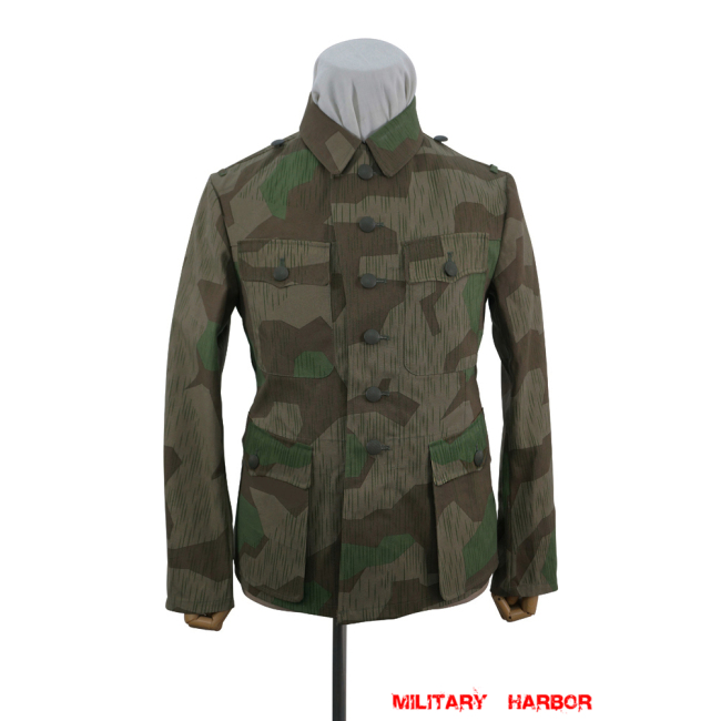 German Camo tunic,German uniforms,SS uniforms,Wehrmacht uniforms,German camouflage jacket,WW2 uniforms,Splinter 31,WW2 camo,WWII camo,WW2 German camouflage,WWII German camouflage,German Camo Uniform,M42 tunic