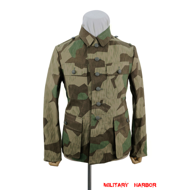 German Camo tunic,German uniforms,SS uniforms,Wehrmacht uniforms,German camouflage jacket,WW2 uniforms,Splinter 31,WW2 camo,WWII camo,WW2 German camouflage,WWII German camouflage,German Camo Uniform,M43 tunic