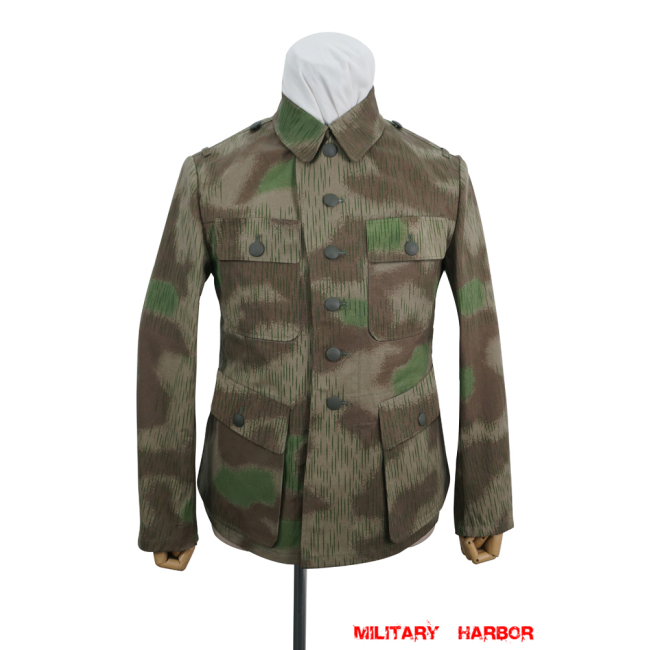 German Camo tunic,German uniforms,SS uniforms,Wehrmacht uniforms,German camouflage jacket,WW2 uniforms,Splinter 42 Revered Color,WW2 camo,WWII camo,WW2 German camouflage,WWII German camouflage,German Camo Uniform,M43 tunic,Marsh Sumpfsmuster 44