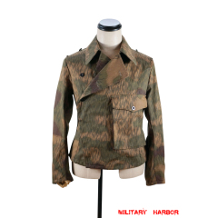 German Camo Panzer tunic,German panzer uniforms,SS uniforms,Wehrmacht uniforms,Tan and water,german camouflage jacket,WW2 uniforms