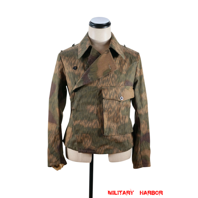 German Camo Panzer tunic,German panzer uniforms,SS uniforms,Wehrmacht uniforms,Tan and water,german camouflage jacket,WW2 uniforms
