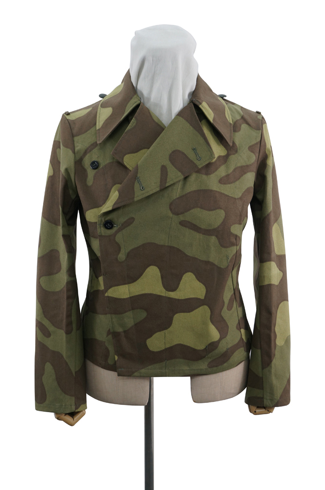 German Camo Panzer tunic,German panzer uniforms,SS uniforms,Wehrmacht uniforms,Splinter,german camouflage jacket,WW2 uniforms,Marsh Sumpfsmuster 44