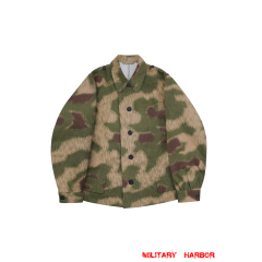 WWII German Luftwaffe Field Division Marsh Sumpfsmuster 44 Camo modified shortened smock I