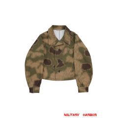 WWII German Luftwaffe Field Division Marsh Sumpfsmuster 43 Camo modified shortened smock II