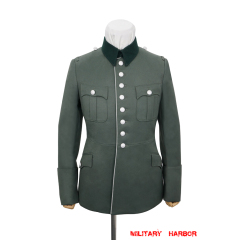 WWII German Heer M27 General Officer Gabardine piped service tunic jacket II