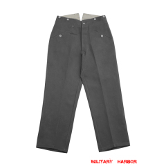 WWII German Heer M36 Stone Grey Gabardine Trousers