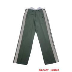 WWII German SS general Field grey Gabardine straight trousers