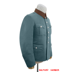 WWII German Police Gendarmerie General Officer Gabardine Service Tunic Jacket 6 Buttons