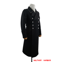 WWII German M32 Allgemeine SS Officer Wool Greatcoat