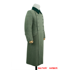 WWII German M36 Waffen SS EM Wool Greatcoat