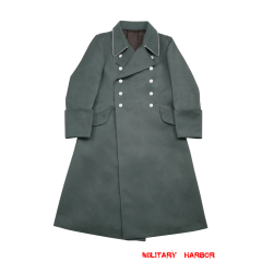 WWII German M37 Allgemeine SS Officer Gabardine Greatcoat