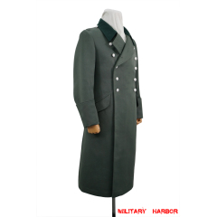WWII German M40 Waffen SS Officer Gabardine Greatcoat