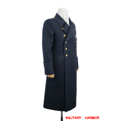 WWII German Kriegsmarine Officer Gabardine Greatcoat