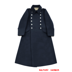 WWII German HJ Marine Wool Greatcoat