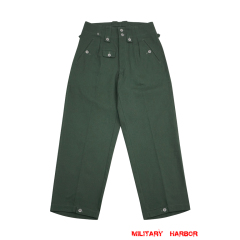 WWII German M43 Summer HBT Reed Green Field Trousers