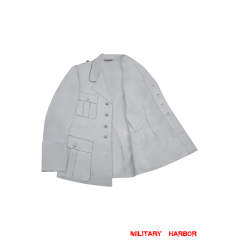 WWII German Luftwaffe M35 Officer white summer Jacket tunic